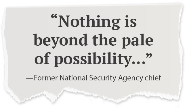 Nothing is beyond the pale of possibility...