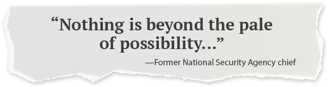 Nothing is beyond the pale of possibility...